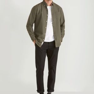 Frank and Oak Jasper Oxford in deep olive